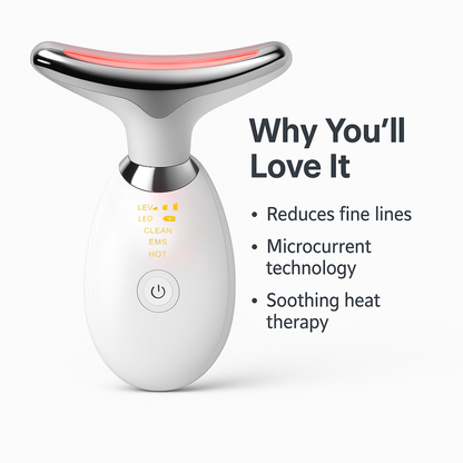 Revoria GlowPulse™- LED Heating & EMS Face Lifting Wand