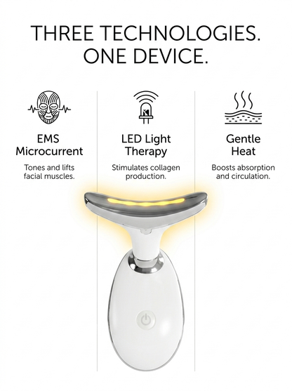 Revoria GlowPulse™- LED Heating & EMS Face Lifting Wand